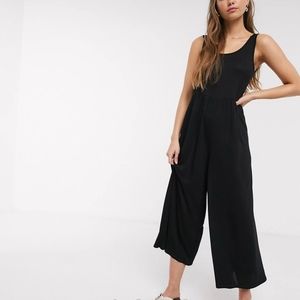 Wide leg lounge jumpsuit